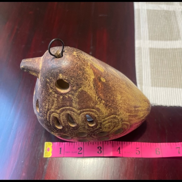 Pottery Bird Tea Light Candleholder - Picture 6 of 7